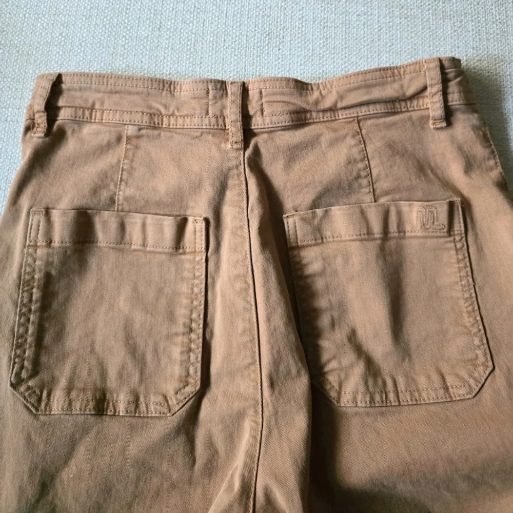 MARINE LAYER Bridget Full Length Pant Tobacco Women's 10 Raw Hem - Picture 12 of 13